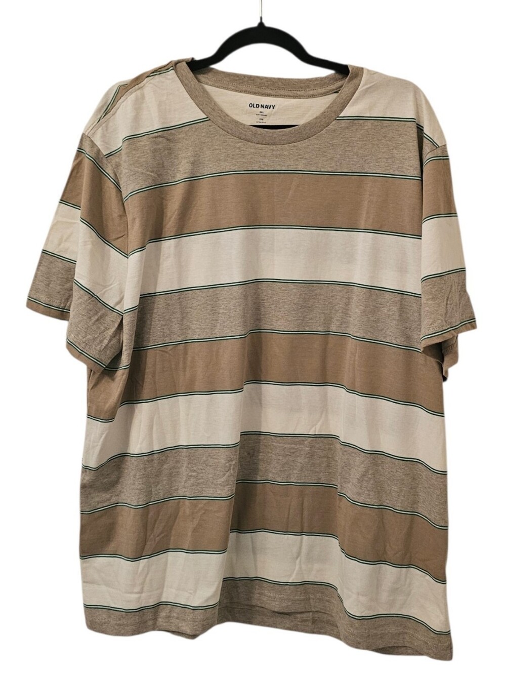 Multi-Coloured Old Navy Men's Crew-Neck Striped T-Shirt